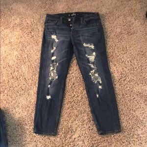 hollister jeans , size - 0